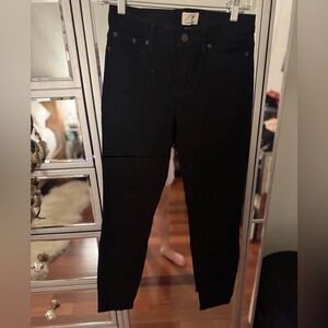 J. Crew Black Toothpick Jeans